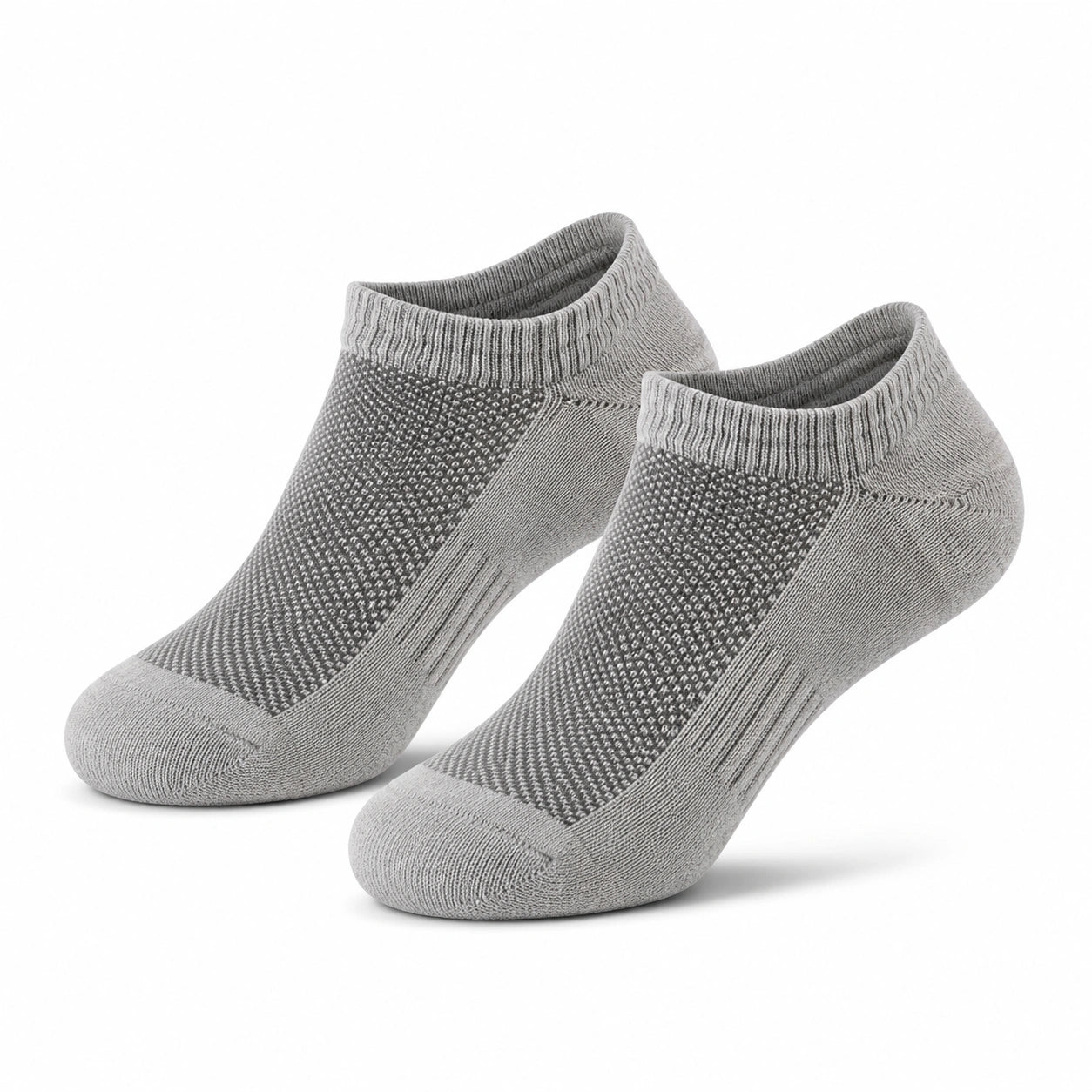 Chaussettes basses 35-38 en maille grises respirantes pour sport
