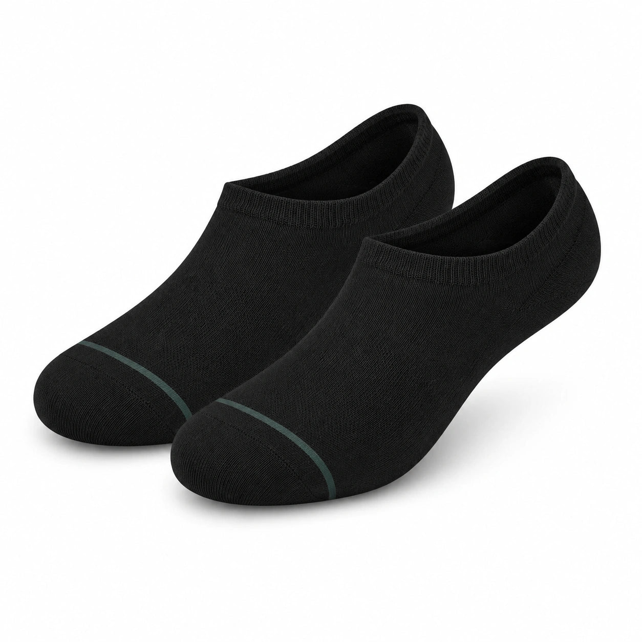 Chaussettes basses 35-38 en maille noire style discret