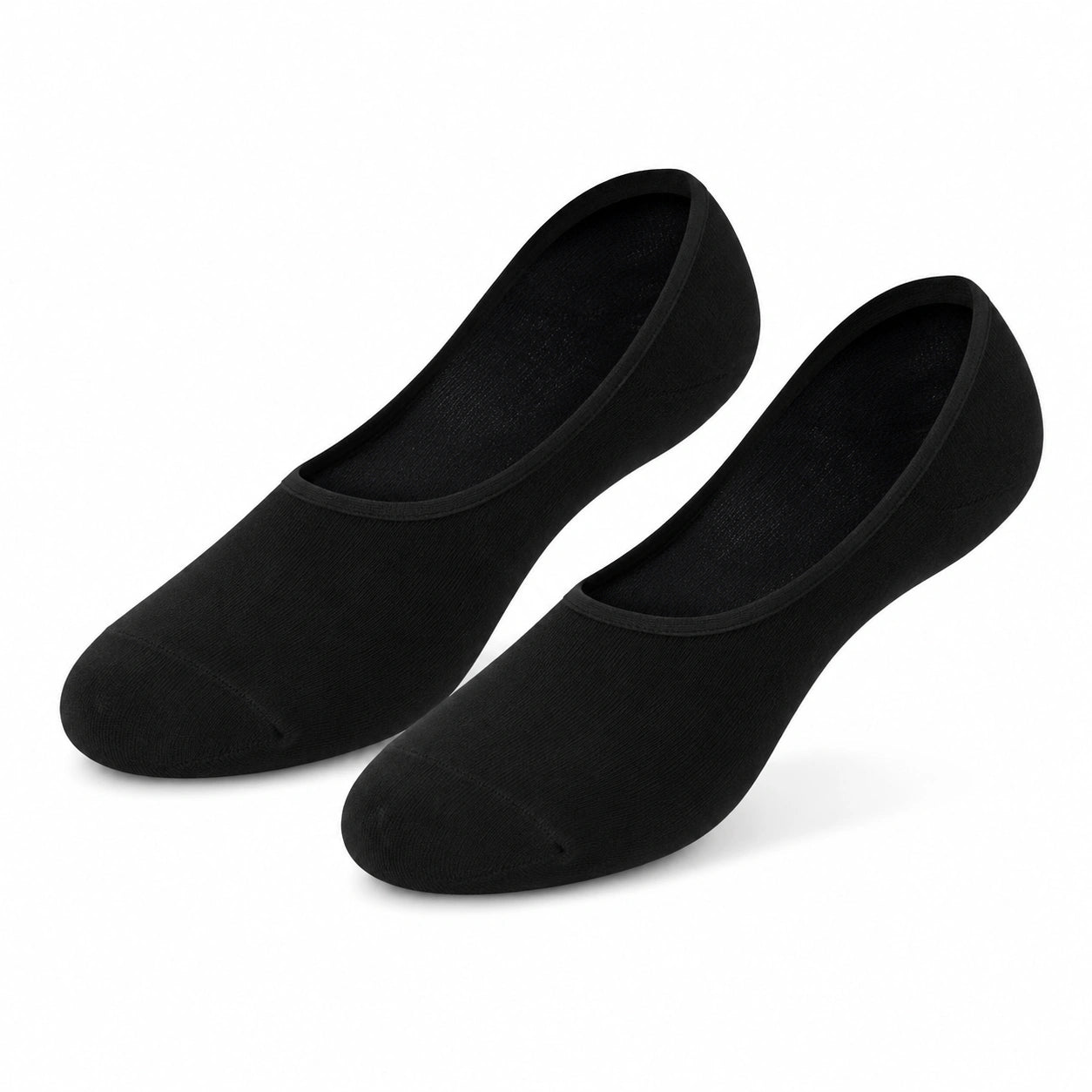 Chaussettes invisibles taille 43-46 en textile noir pour usage quotidien - style discret