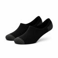 Chaussettes invisibles 43-46 en maille textile noires pour usage quotidien